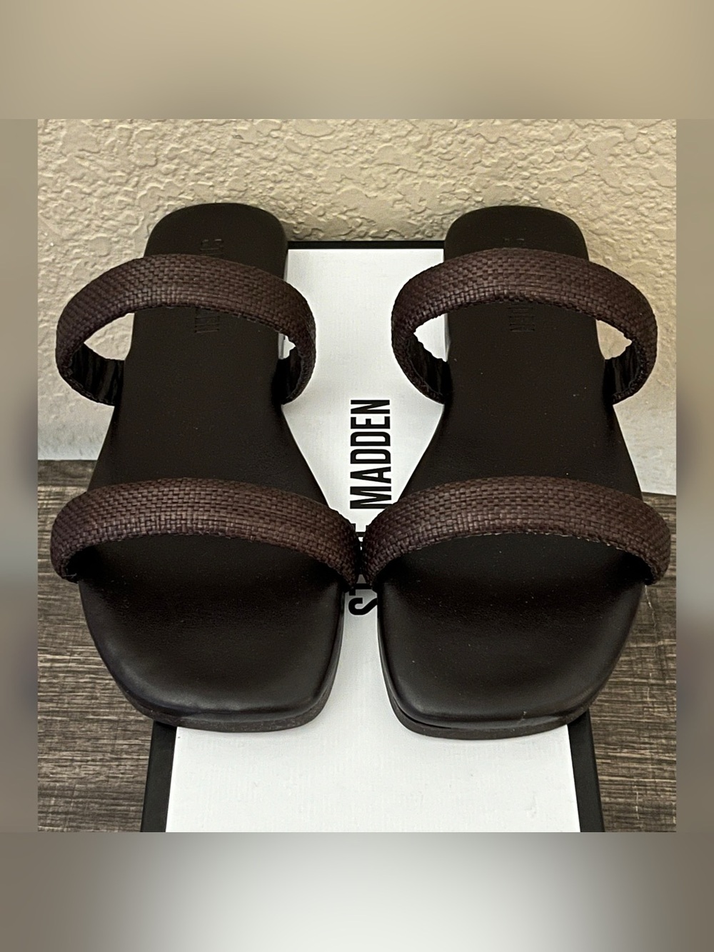 Steve Madden Women's Nest Sandals Brown Color Size-7